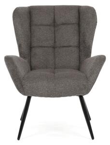 Křeslo šedé AK-H9206 GREY2