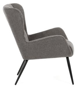 Křeslo šedé AK-H9206 GREY2