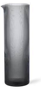 Ferm Living Džbán na vodu Ripple, smoked grey