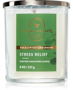 Bath & Body Works Eucalyptus Spearmint vonná svíčka Stress Relief 227 g