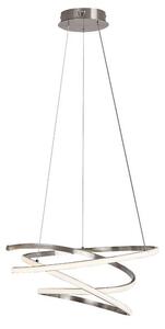 RABALUX 72020 Esilda závěsné svítidlo LED D500mm 42W/2200lm 4000K saténový chrom, bílá