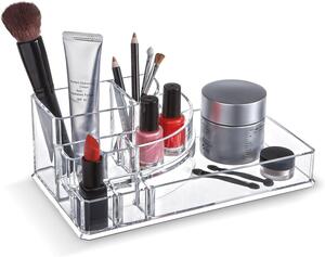 Domo Living Organizér na make-up, štětce, kartáčky DOMO AKRYL, 22,3 x 12,7 x 8 cm