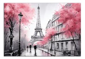 Obraz na plátně Podzimní Paříž