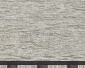 Vliesové fototapety - stěnový panel 39744-2, rozměr 500 cm x 106 cm, lamely dub šedý, A.S. Création