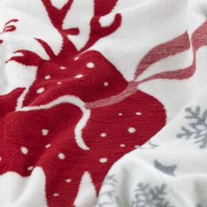 Oboustranná vánoční deka s jelenem