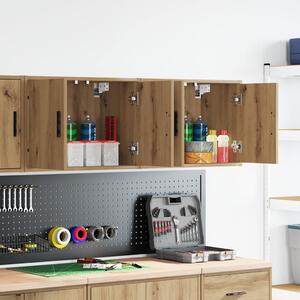 Garážové nástěnné skříně 2 ks dub artisan kompozitní dřevo
