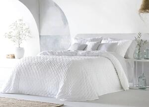 Textil Antilo Lehký přehoz Bianka White 235x270 cm, bílý, s 1 povlakem na polštář 70x50 cm