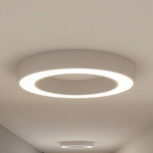 Arcchio LED stropní svítidlo Sharelyn, Ø 60 cm, bílé, stmívatelné, stmívatelný, Bílá / opál, Kuchyň, Hliník, Moderní