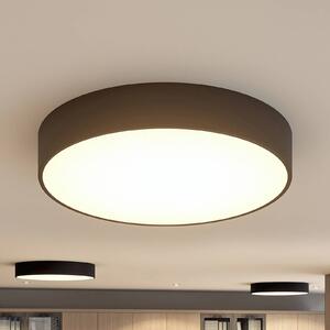 Arcchio LED stropní svítidlo Noabelle, Ø 60 cm, černá, kov, stmívatelný, Černá, Kuchyň, kov, Moderní
