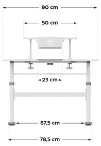 Dětský rostoucí psací stůl Mark Adler Study 3.7 Grey