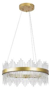 RABALUX 72227 Mabel závěsné svítidlo D580mm LED 36W/2480lm 3000+4000+6000K zlatá, průhledná