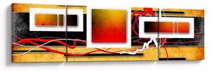 Obraz - Abstrakce (170x50 cm)