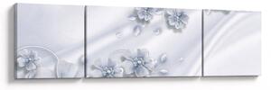 Obraz - Květinový design (170x50 cm)