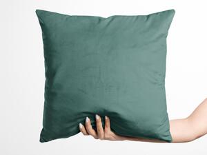 Biante Sametový povlak na polštář Velvet Premium SVP-022 Ledově zelená 45 x 45 cm