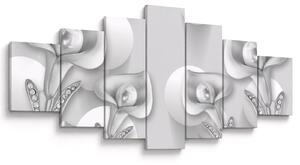 Obraz - Květinová design (210x100 cm)