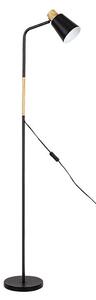 RABALUX 74003 Azim stojací lampa 1xE27 V1480mm černá, imitace dřeva