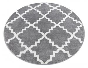 Balta Kulatý koberec SKETCH - F343 šedý bílý Rozměr: průměr 100 cm