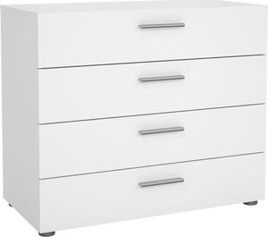 TYHJA Komoda se 4 zásuvkami - bílá - 70 x h 40 x v 75 cm