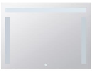 Bemeta Design Zrcadlo s LED bočním a horním osvětlením, 800 x 600 mm, dotykový senzor - 101401117