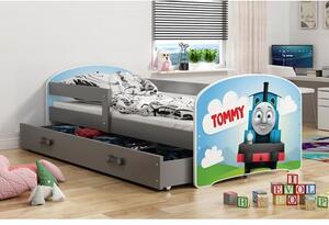 Dětská postel LUKI 1 160x80 cm Bílá Tommy