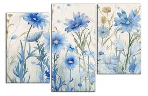 Moderní obraz Modré květy