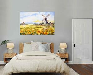 Obraz na plátně Větrný mlýn