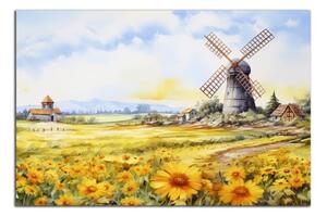 Obraz na plátně Větrný mlýn