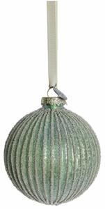 Lene Bjerre Skleněná ozdoba Norille Stripes - Green LB269