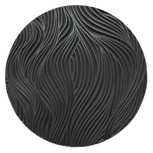 Kamohome Dřevěný obraz na zeď v abstraktním stylu Relief Barva: Černá