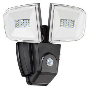 RABALUX 77012 Zlarin solární nástěnné svítidlo LED 12W/700lm 4000K IP44 černá, bílá, soumrakový a pohybový senzor