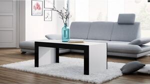 Konferenční stolek DEKO D1 bílá/černá lesk
