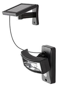 RABALUX 77019 Valpovo solární svítidlo reflektor LED 2,4W/250lm 4000K IP44 černá, průhledná, soumrakový a pohybový senzor