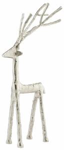 Lene Bjerre Kovová dekorace Deer Marlinne Silver - 43 cm LB360