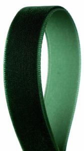 Serviteur Sametová stuha Dark Green 1,5 cm - 9 m SRT180