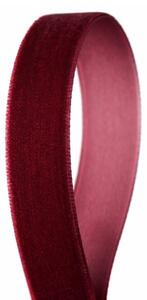 Serviteur Sametová stuha Dark Red 1,5 cm - 9 m SRT181