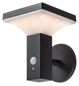 RABALUX 77044 Geleen solární nástěnné svítidlo se senzorem LED 4W/400lm 3000K IP44 černá, bílá