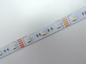 RGBW LED pásek 4v1, 19,2W/m, RGB+bílá, 10mm, PROFI, 12V, IP20, 60LED/m, 4040
