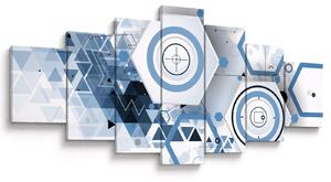 Obraz - Geometrická abstrakce (210x100 cm)
