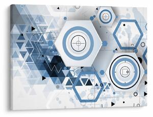 Obraz - Geometrická abstrakce (70x50 cm)