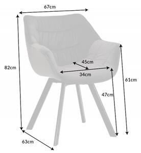 Židlo-křeslo DUTCH COMFORT červené samet otočné Nábytek | Jídelní prostory | Jídelní židle | Všechny jídelní židle