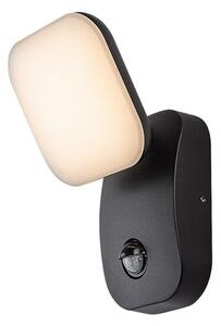 RABALUX 77058 Odiel venkovní nástěnné svítidlo se senzorem LED 12W/850lm 3000K IP44 černá, bílá