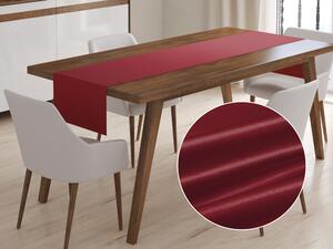 Biante Saténový běhoun na stůl polyesterový Satén LUX-036 Vínově červený 20x120 cm