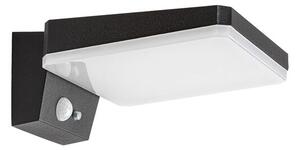 RABALUX 77078 Lasset solární nástěnné svítidlo se senzorem LED 4,4W/200lm 4000K IP54 černá, bílá