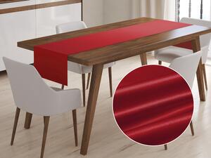Biante Saténový běhoun na stůl polyesterový Satén LUX-037 Červený 20x120 cm