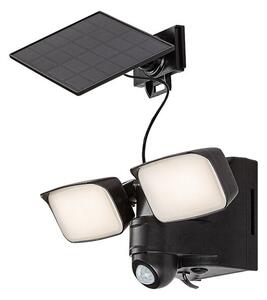 RABALUX 77091 Leszno solární svítidlo/reflektor se senzorem LED 10W/800lm 4000K IP54 černá, bílá