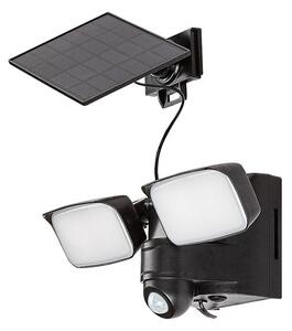 RABALUX 77091 Leszno solární svítidlo/reflektor se senzorem LED 10W/800lm 4000K IP54 černá, bílá