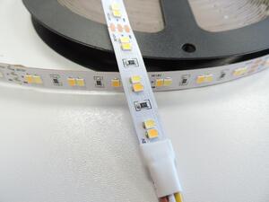 CCT LED pásek 24W/m, PROFI, 3000-6000K, 12V, IP20, 120LED/m, 2835
