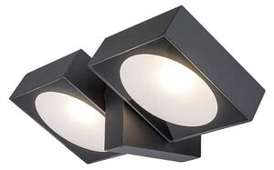 RABALUX 77101 Telde venkovní nástěnné svítidlo LED 14W/900lm 3000K IP54 antracit, průhledná
