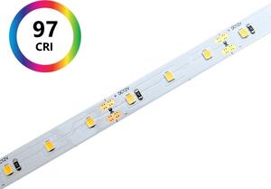 PROFI LED pásek CRI>97, 12W, 2500K, 2700K, 3000K, 6500K, 1100Lm/m, 12V, IP20, 60LED/m Barva světla: Teplá bílá, 2700K
