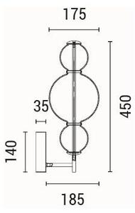 LED Nástěnné svítidlo BLOSSOM LED/12,6W/230V 3000K